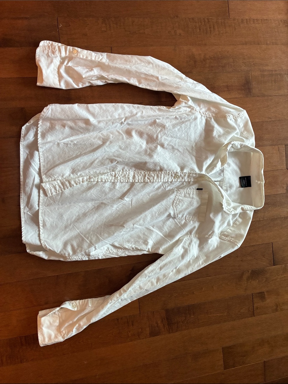 Oakley Men's White Long-Sleeve Button-Down Shirt